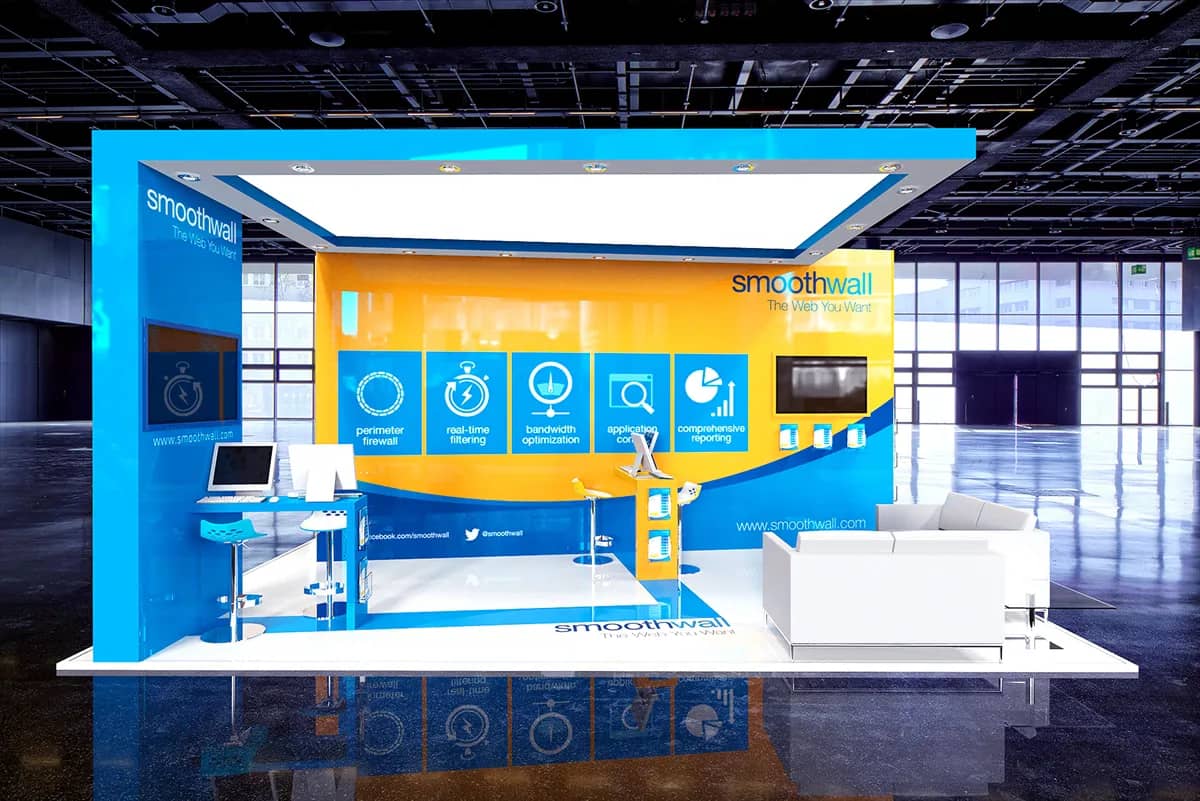 High-resolution event banners and booth signs crafted by MSE Printing