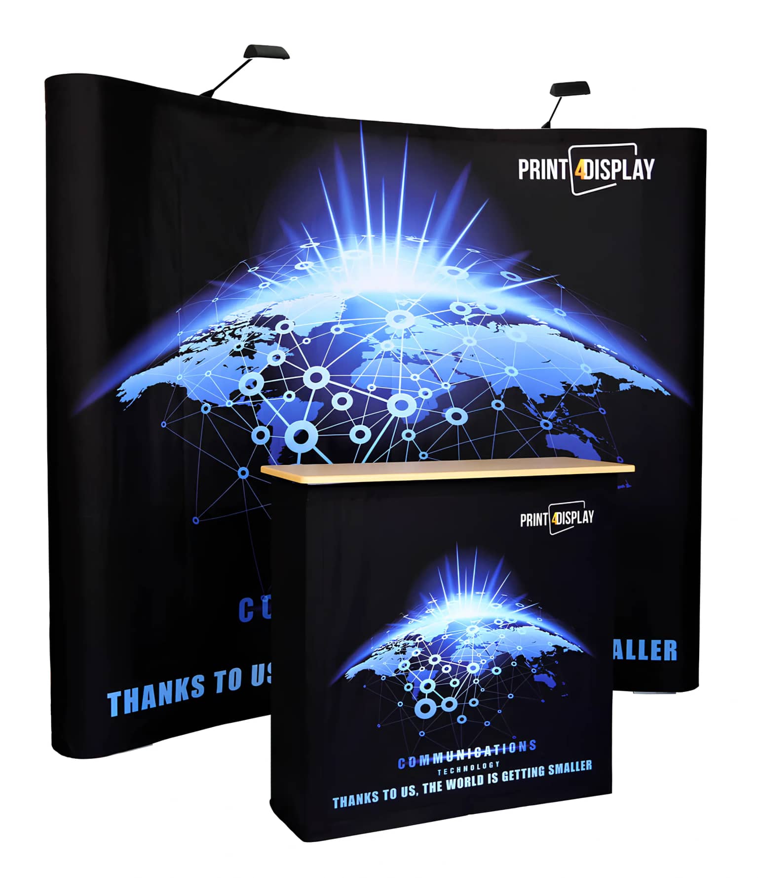 Portable and visually striking pop-up display solutions by MSE Printing