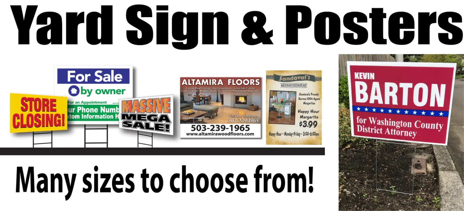 Custom Yard & Outdoor Signs to Elevate Your Visibility
